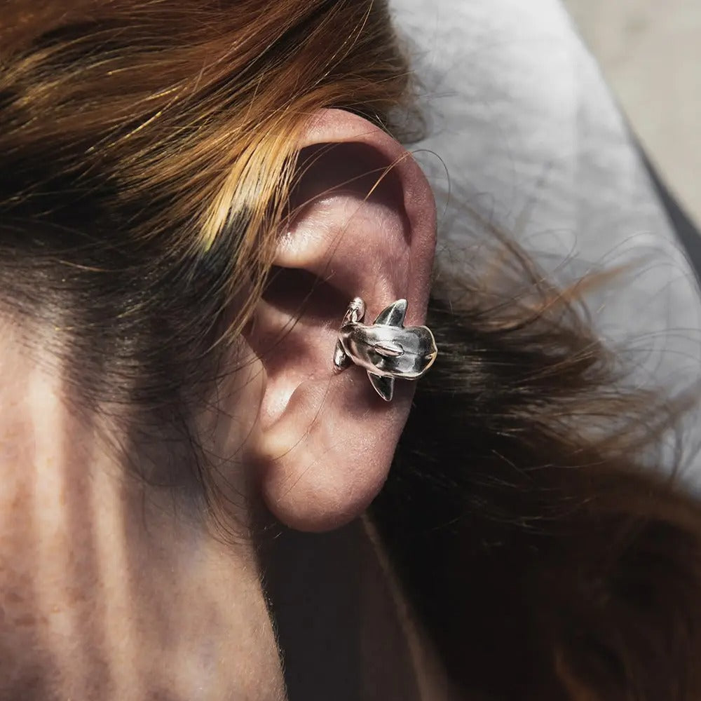 Earcuff Tiburón martillo