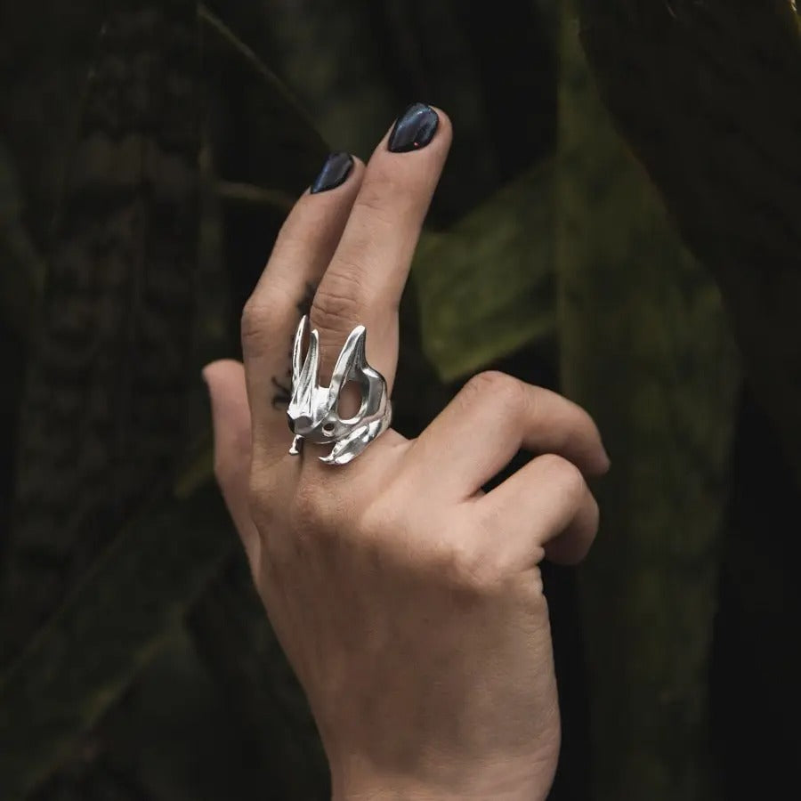 Anillo Murciélago Nariz de Espada