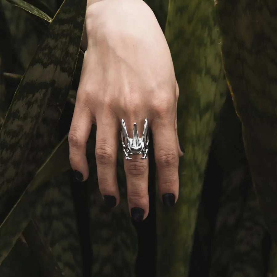 Anillo Murciélago Nariz de Espada