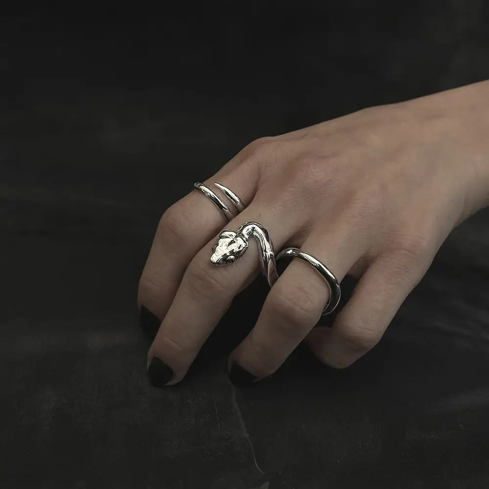 Anillo Culebra Ojo de Gato