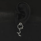 Aretes Culebra Bejuquilla Suspendida