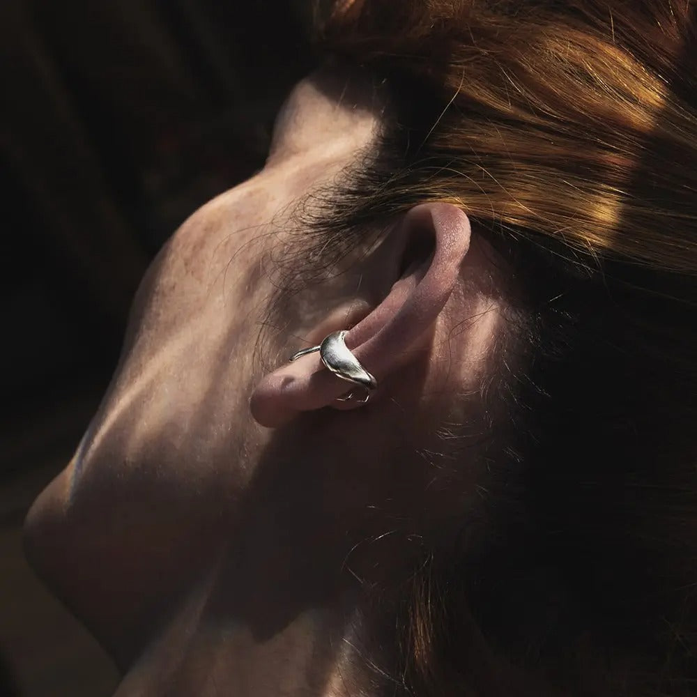 Earcuff Ballena jorobada