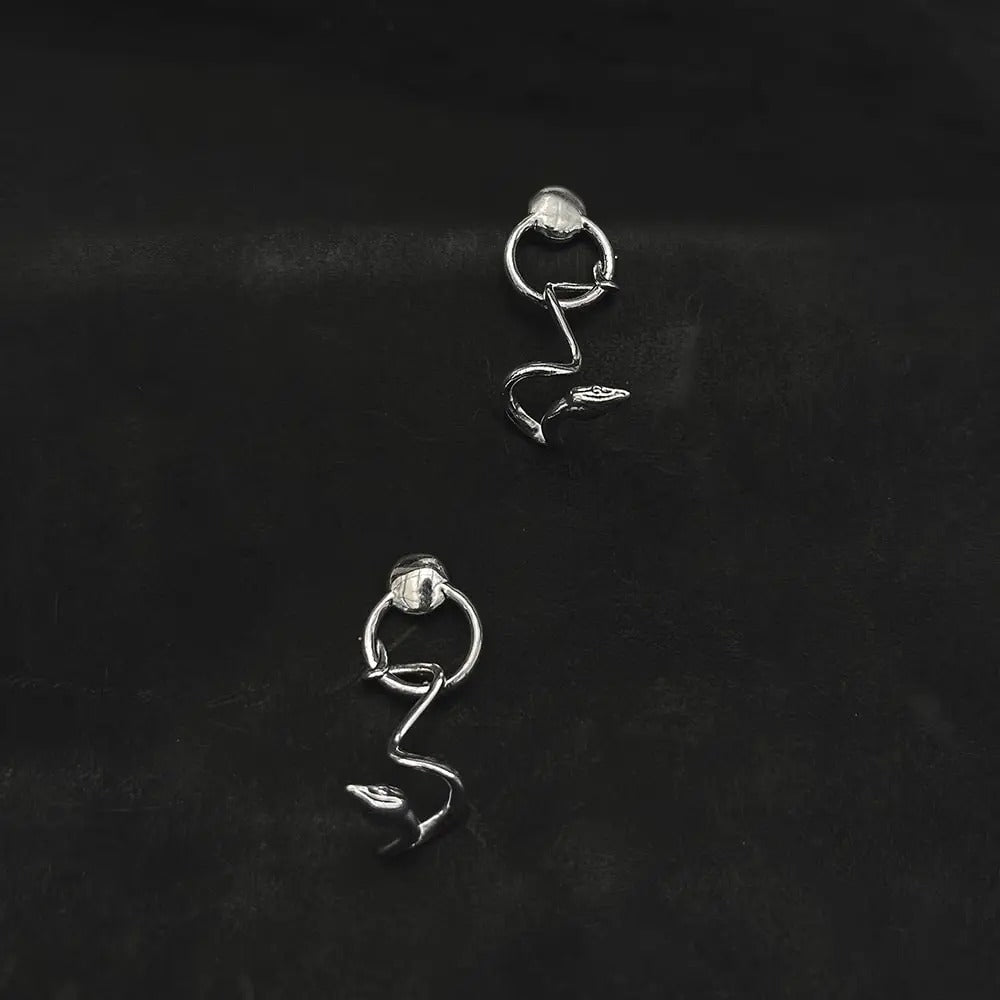 Aretes Culebra Bejuquilla Suspendida