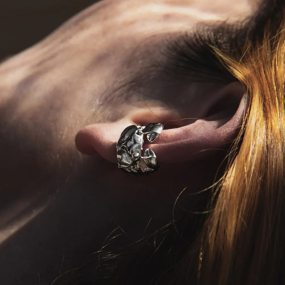 Earcuff Cangrejo rojo