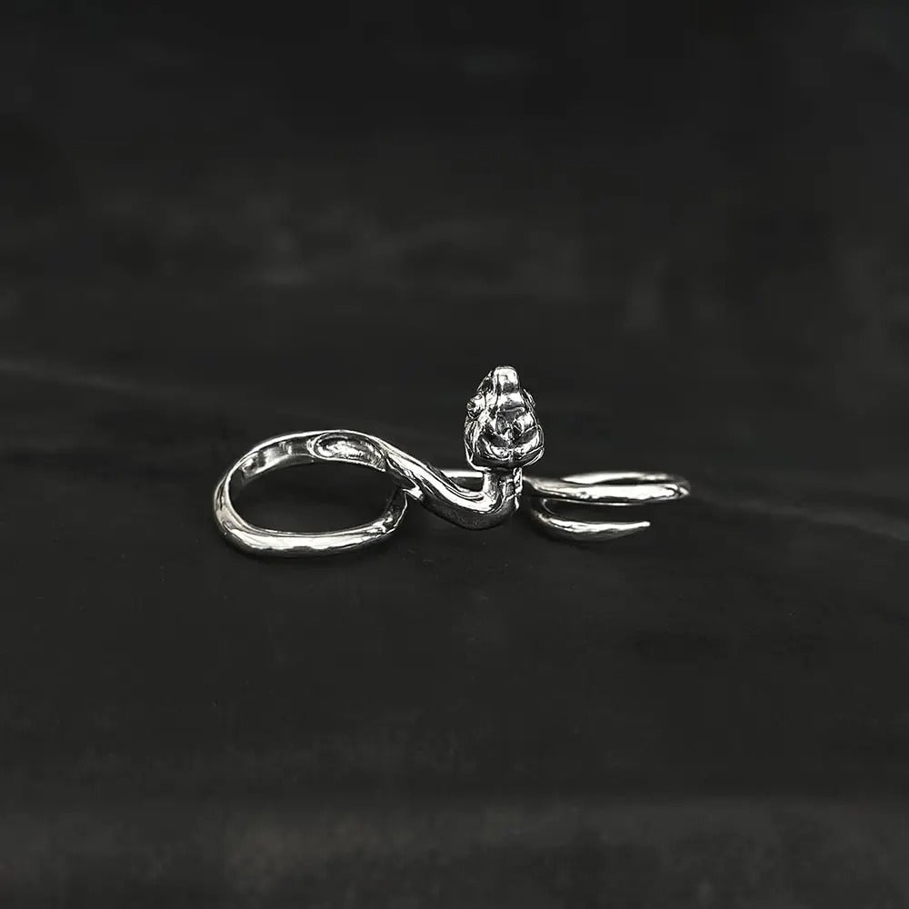 Anillo Culebra Ojo de Gato