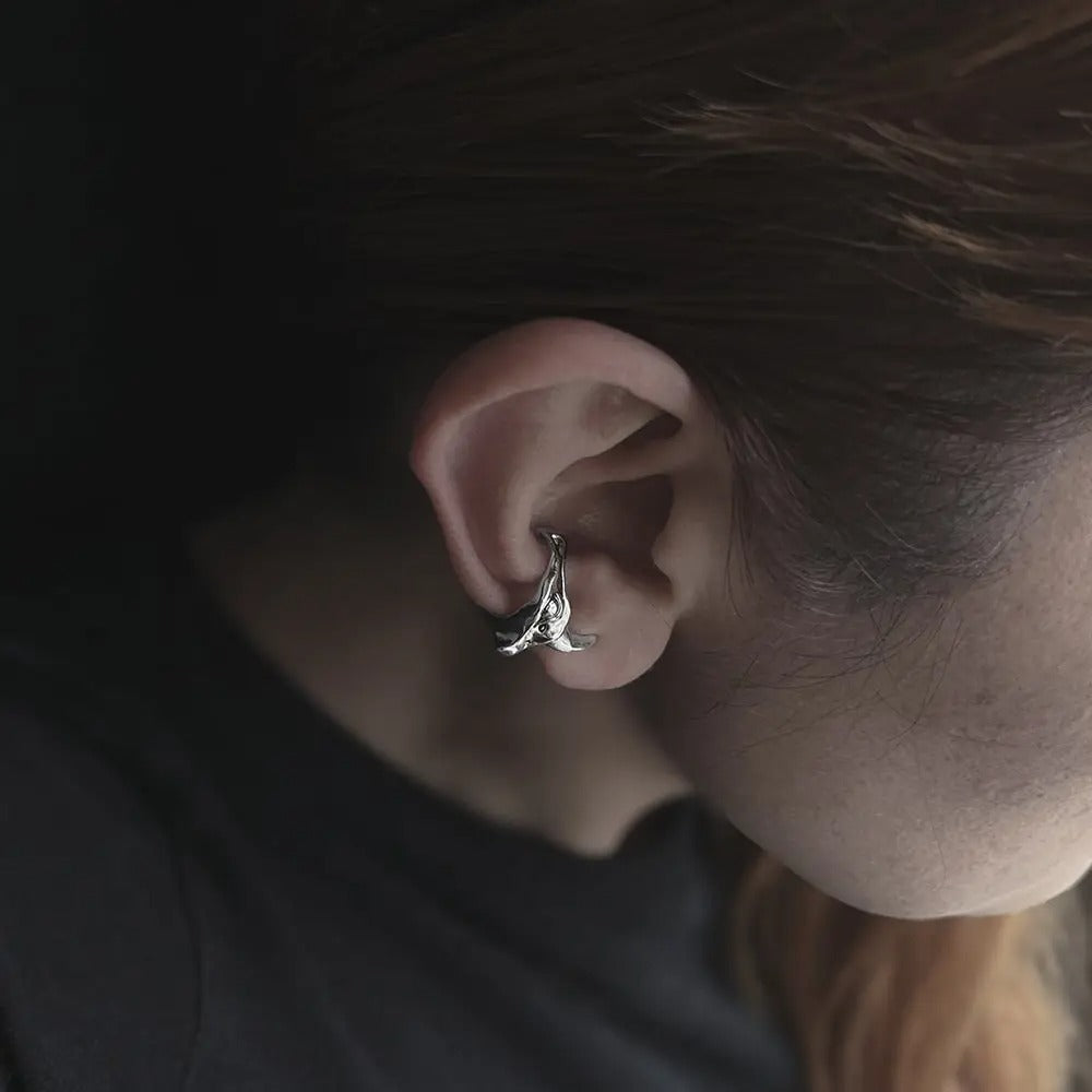 Earcuff Víbora Nariz de Cerdo