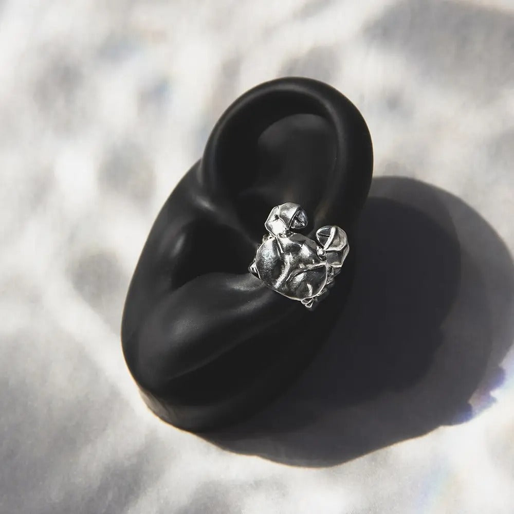 Earcuff Cangrejo rojo